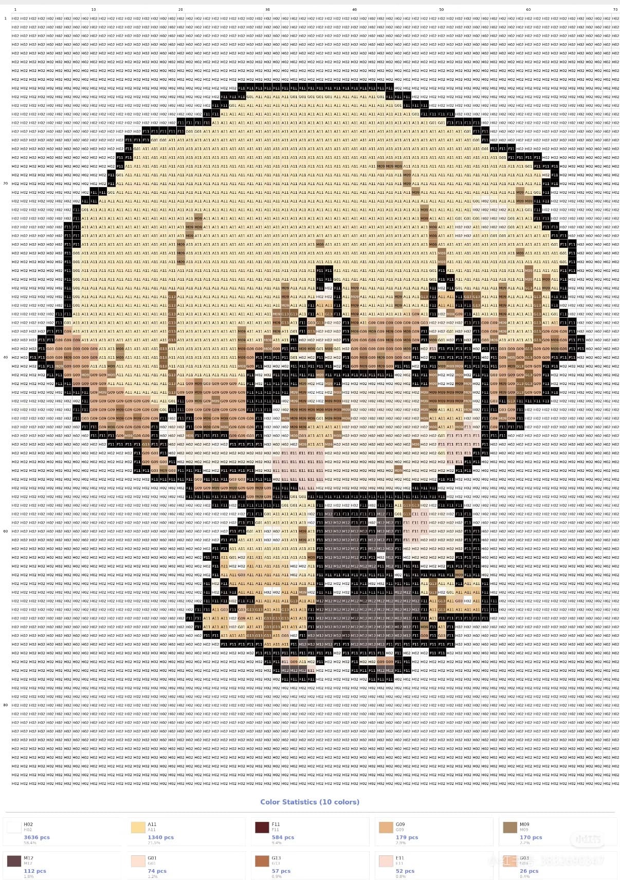 Perler bead pattern maker feature preview